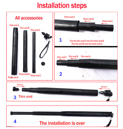 Self-defense Supplies Equipment_ Retractable Stick