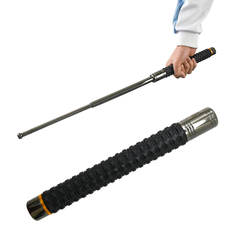 52cm/65cm/95cm High Quality Solid Three-section Telescopic Stick Car Self-defense Telescopic Stick