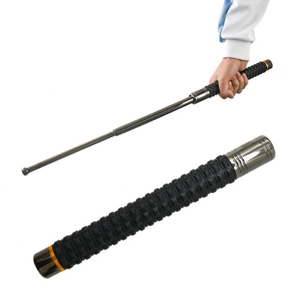 52cm/65cm/95cm High Quality Solid Three-section Telescopic Stick Car Self-defense Telescopic Stick