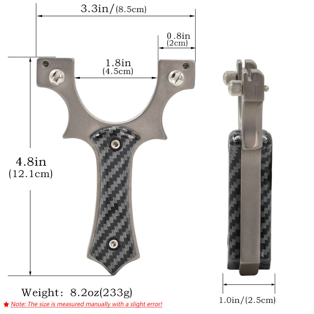 Piaoyu Stainless Steel Slingshot C015