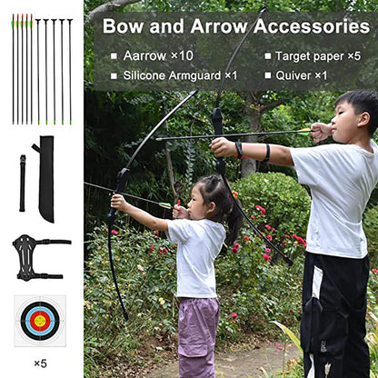 Piaoyu Bow and Arrow for Teens Beginner Archery Set - Professional Archery Target Shooting & Hunting