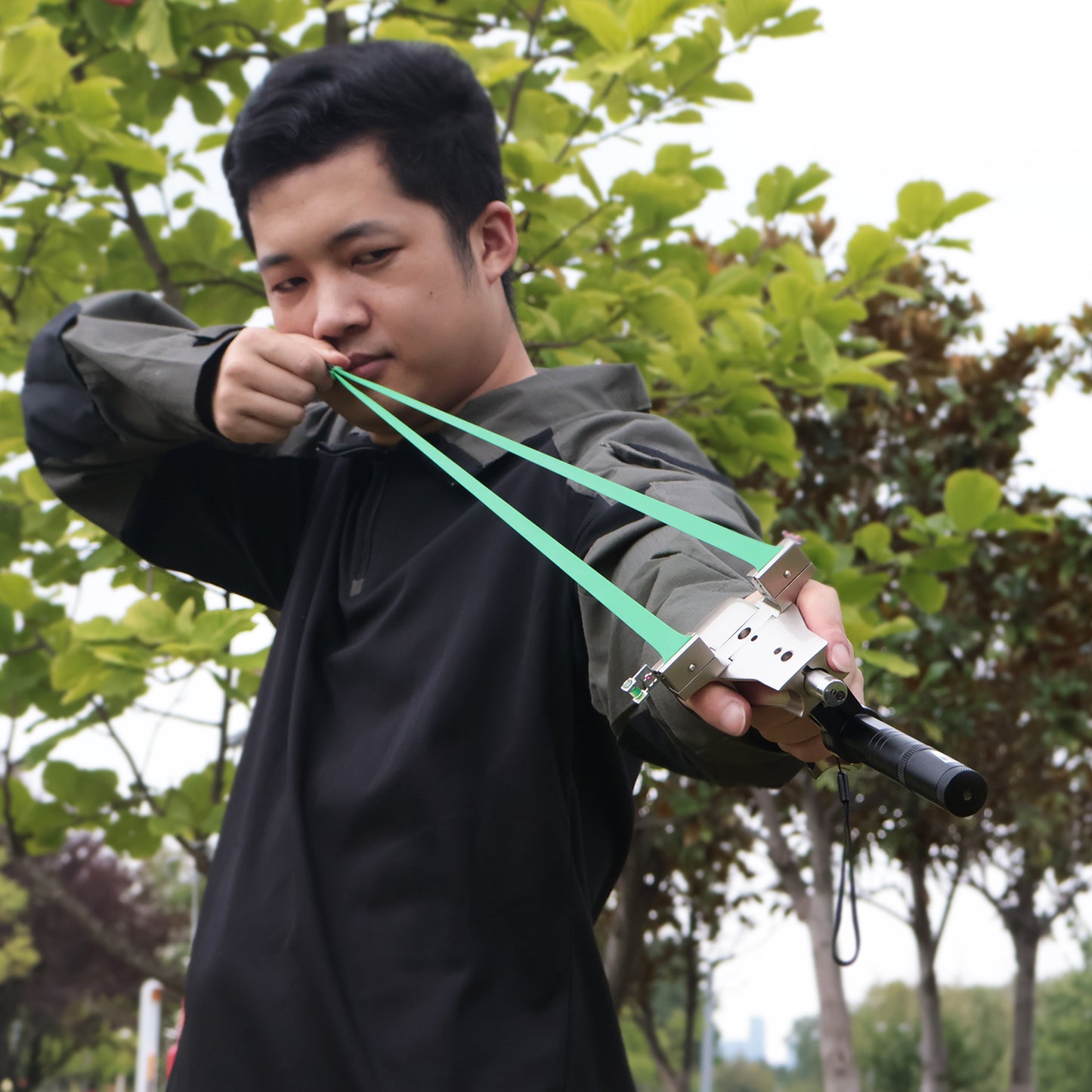 Piaoyu Alloy Slingshot A034 - Professional Stainless Steel Hunting Catapult