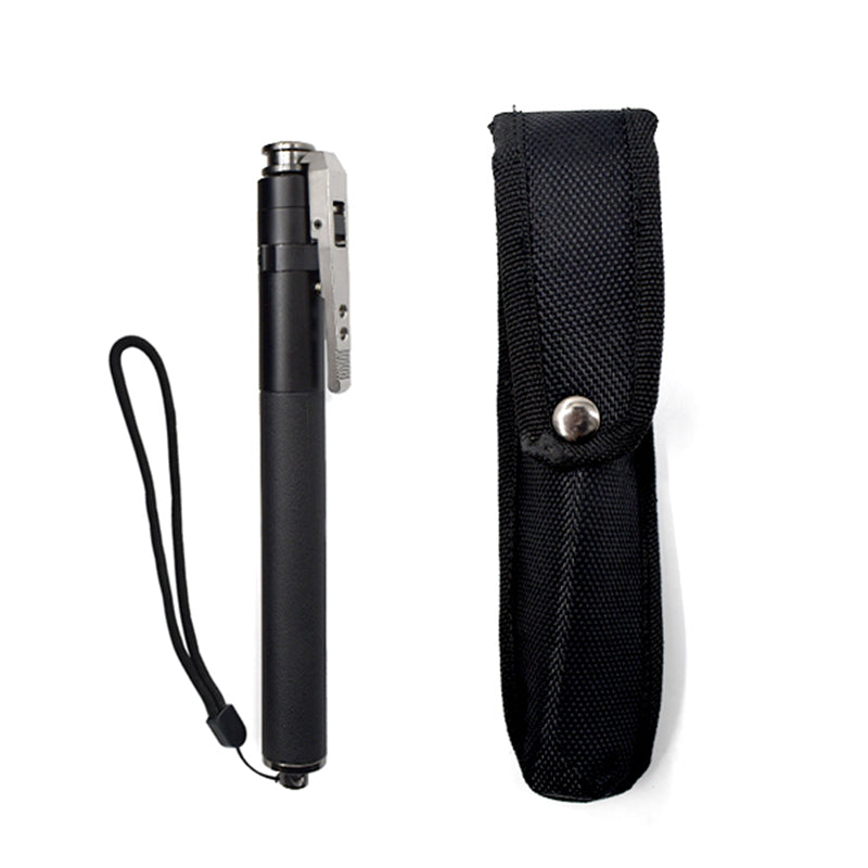 Outdoor Camping and Hiking Walking Sticks Telescopic Vehicle Three-section Self-defense Swing Stick