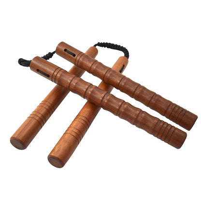 Nunchaku Rope Wood Two Sticks South American Rosewood High-grade Wooden Nunchaku Nunchaku
