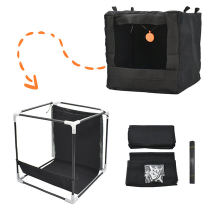 Piaoyu Slingshot Accessories 40×40cm Portable Target Box - Professional Stainless Steel Hunting Catapult