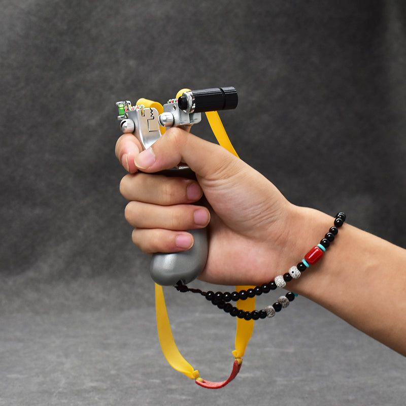 Piaoyu Alloy Slingshot A047 - Professional Stainless Steel Hunting Catapult