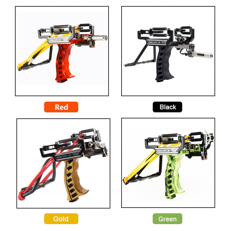 Professional Slingshot with Wrist and Laser Sight Hunting Slingshot for Adults with Rubber Bands