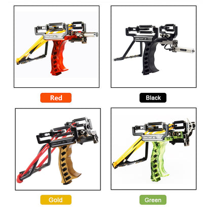 Professional Slingshot with Wrist and Laser Sight Hunting Slingshot for Adults with Rubber Bands
