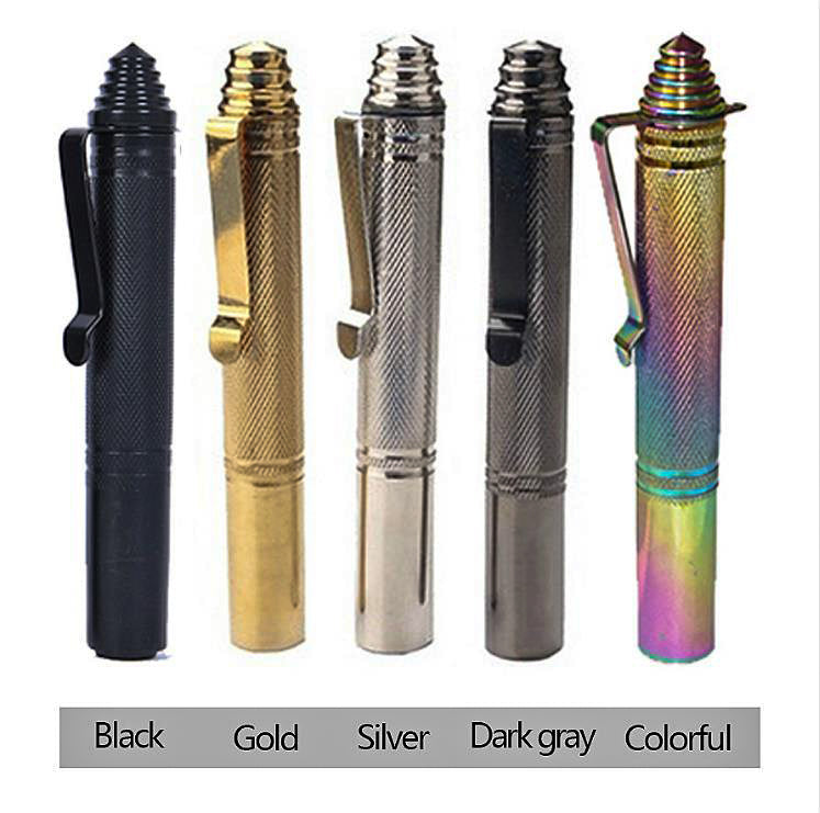 Three Self-defense Pen Type Telescopic Rod Telescopic Rod Titanium Alloy Outdoor Tool Tactical Survival Pen