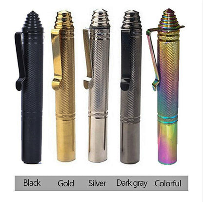Three Self-defense Pen Type Telescopic Rod Telescopic Rod Titanium Alloy Outdoor Tool Tactical Survival Pen