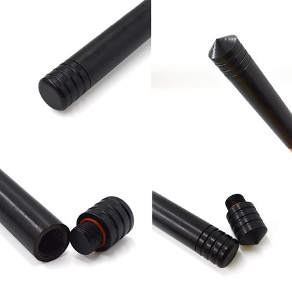 Vehicle-mounted Portable Mechanical Telescopic Stick Self-defense Swing Stick Three-section Telescopic Stick