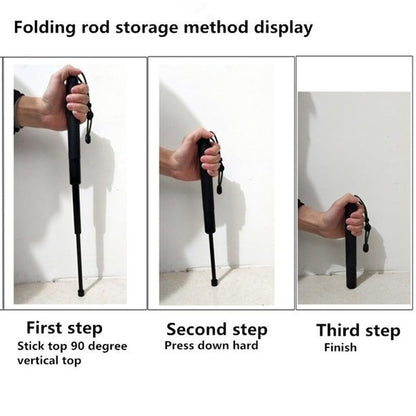 Long and Short Self-contained Telescopic Self-defense Stick Device 3-section Telescopic Knuckle Multi-function Tool