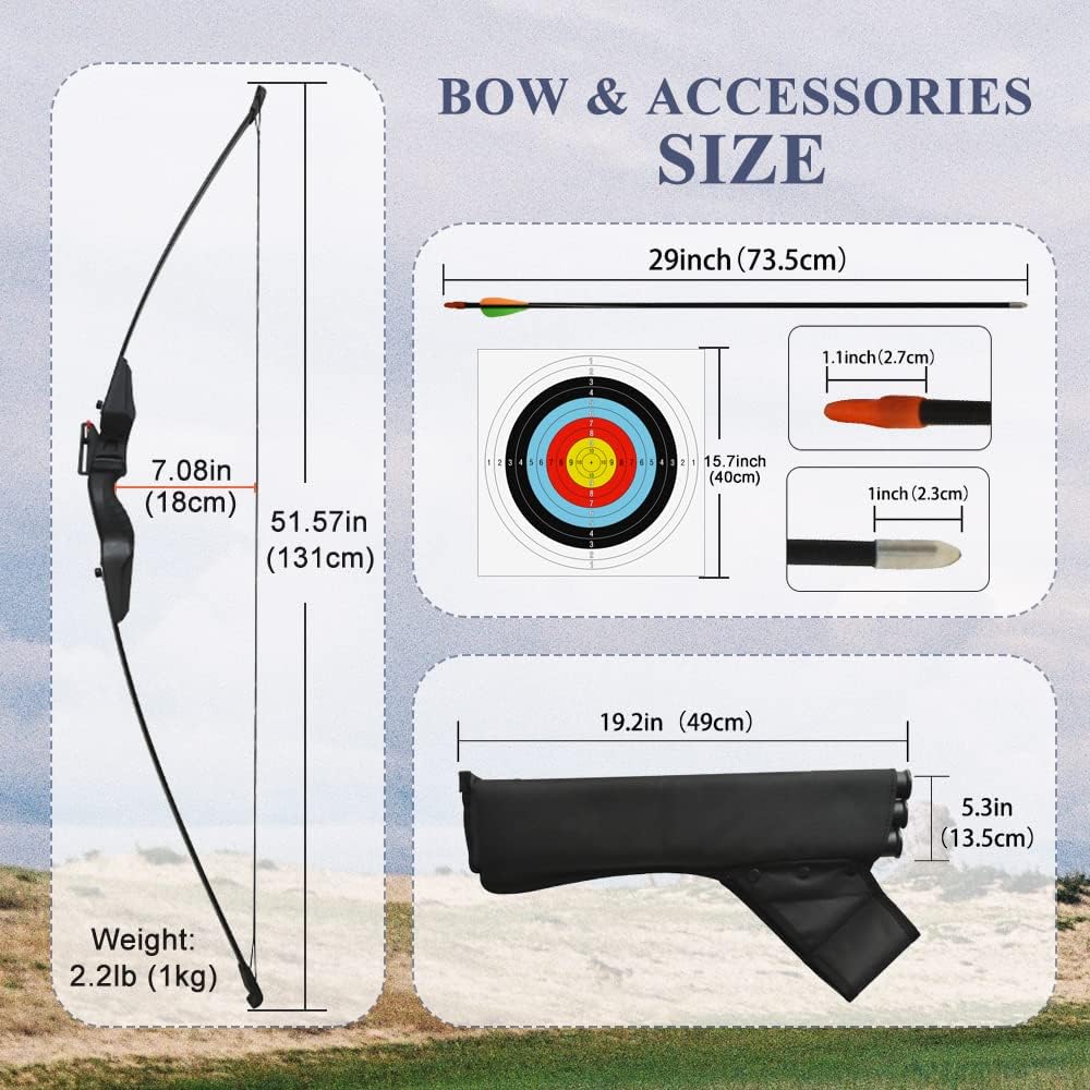 Piaoyu Recurve Bow M99 F006 - Professional Archery Target Shooting & Hunting