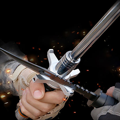 52cm/65cm/95cm High Quality Solid Three-section Telescopic Stick Car Self-defense Telescopic Stick