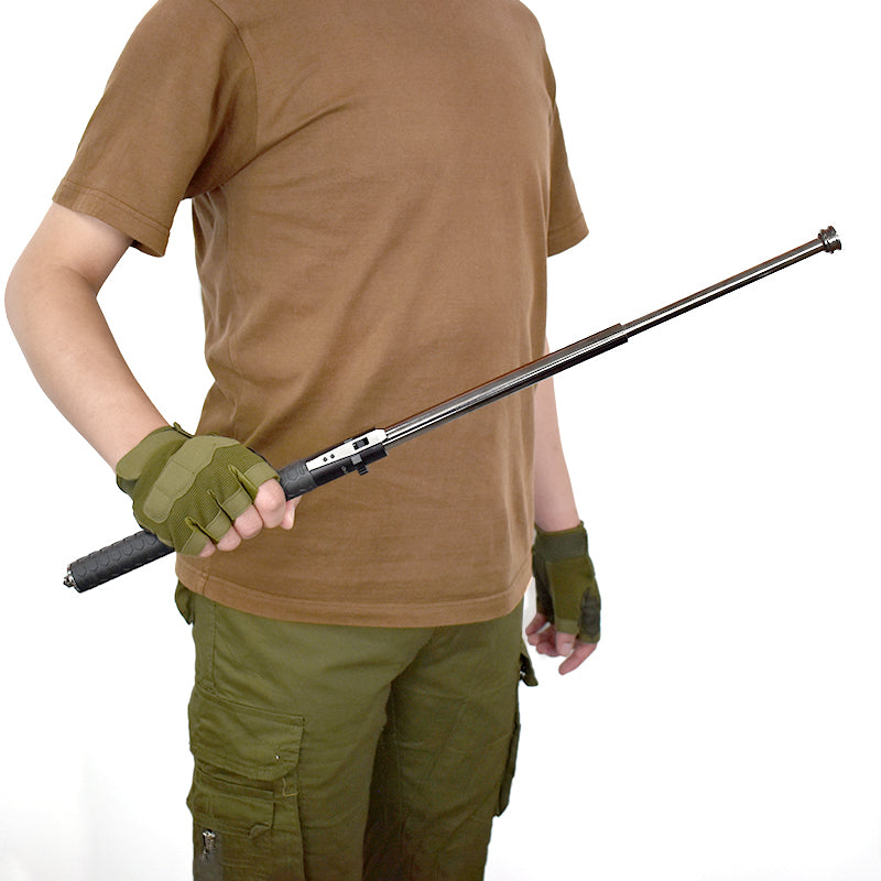 Spring Type Three-section Self-defense Telescopic Baton Car Self-defense Weapon Police Baton Telescopic Baton