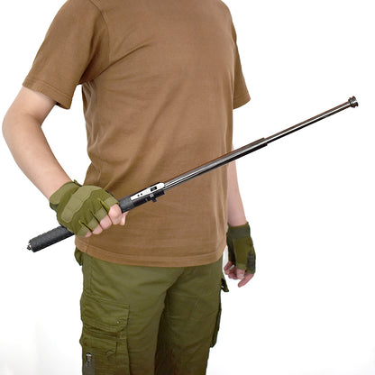 Spring Type Three-section Self-defense Telescopic Baton Car Self-defense Weapon Police Baton Telescopic Baton