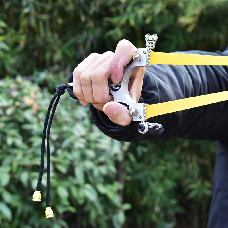 Piaoyu Alloy Slingshot A049 - Professional Stainless Steel Hunting Catapult
