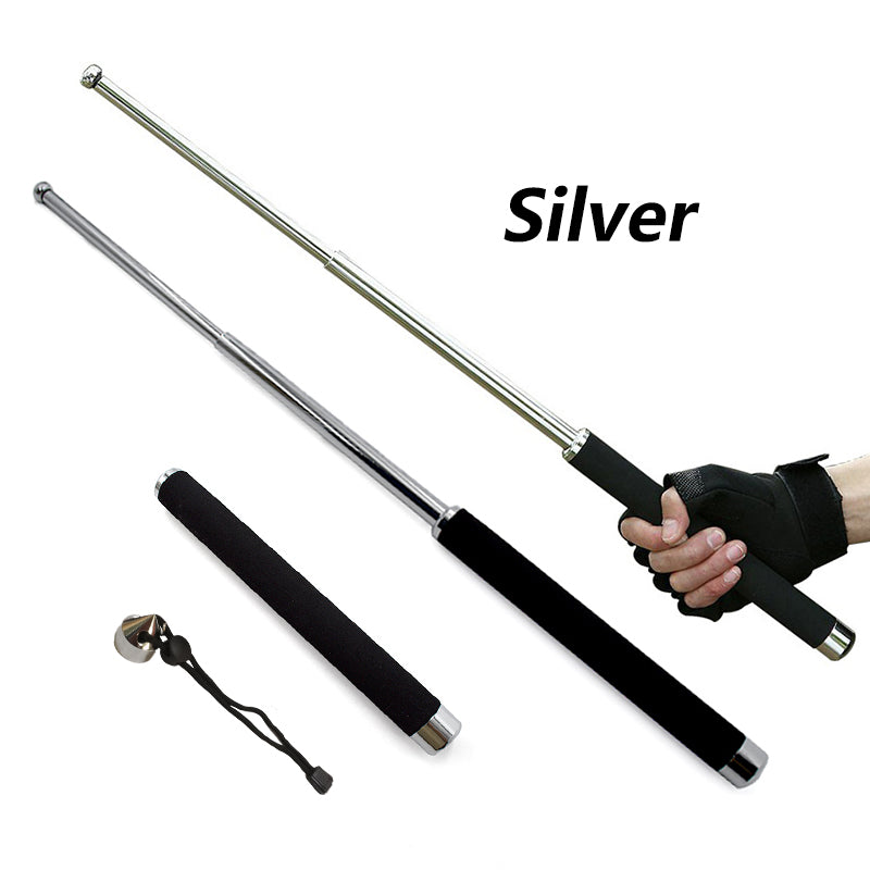 Outdoor Tool Portable Stainless Steel Retractable Stick Sports Training Equipment