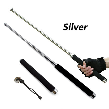 Outdoor Tool Portable Stainless Steel Retractable Stick Sports Training Equipment
