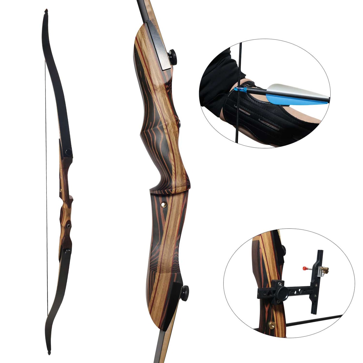 Piaoyu Recurve Bow RB003 - Professional Archery Target Shooting & Hunting