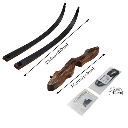 Piaoyu Recurve Bow RB002 - Professional Archery Target Shooting & Hunting