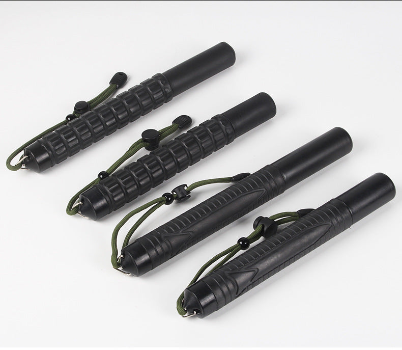 Long and Short Self-contained Telescopic Self-defense Stick Device 3-section Telescopic Knuckle Multi-function Tool