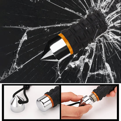 52cm/65cm/95cm High Quality Solid Three-section Telescopic Stick Car Self-defense Telescopic Stick