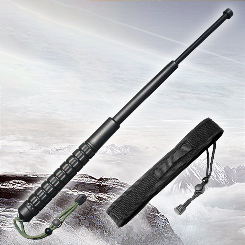 Long and Short Self-contained Telescopic Self-defense Stick Device 3-section Telescopic Knuckle Multi-function Tool