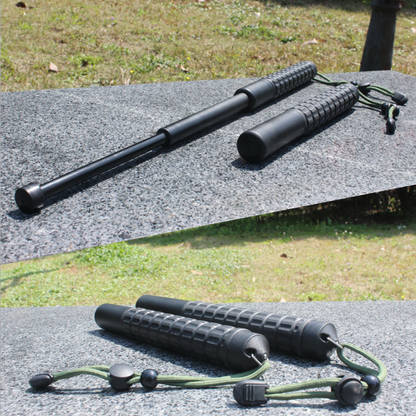 Long and Short Self-contained Telescopic Self-defense Stick Device 3-section Telescopic Knuckle Multi-function Tool