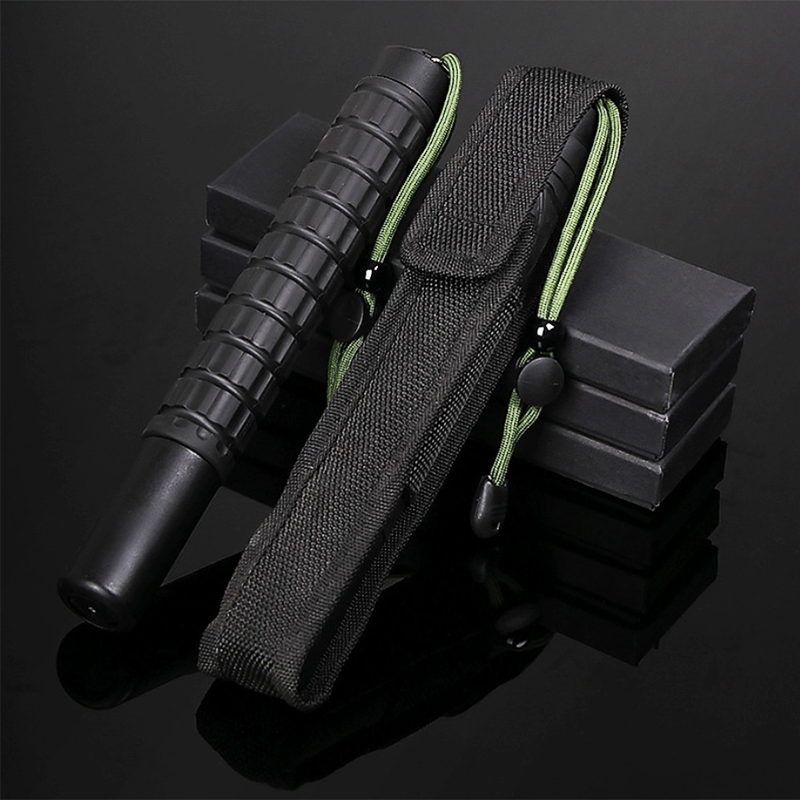 Long and Short Self-contained Telescopic Self-defense Stick Device 3-section Telescopic Knuckle Multi-function Tool