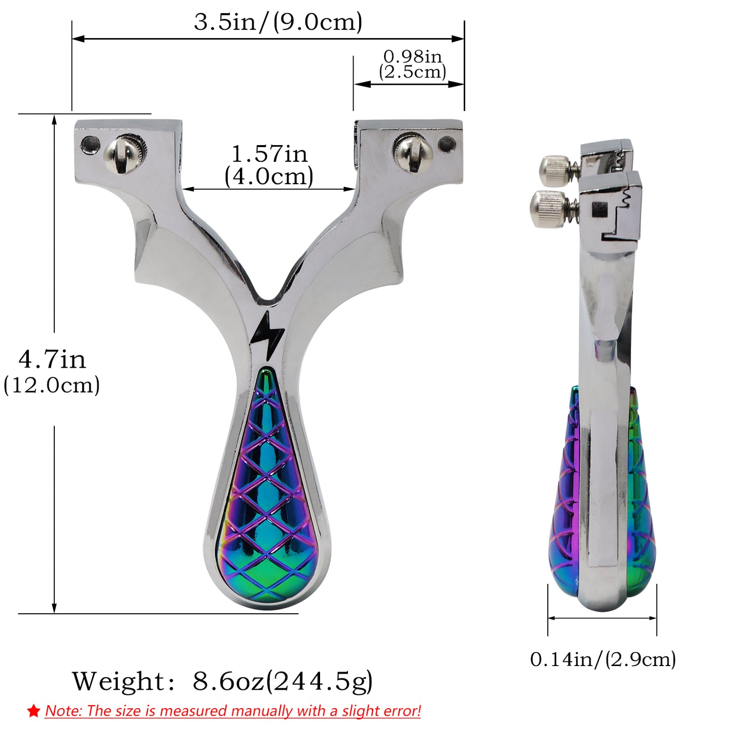 Piaoyu Alloy Slingshot A018 - Professional Stainless Steel Hunting Catapult