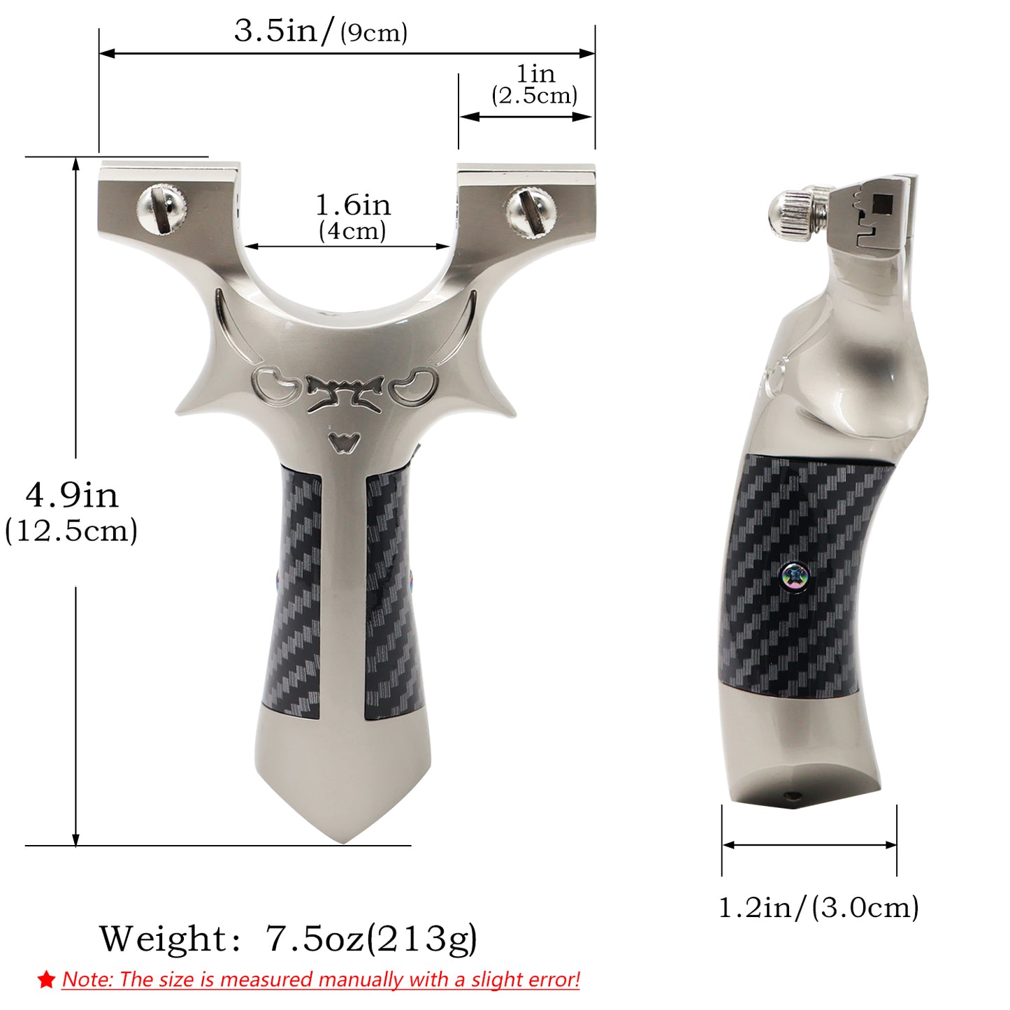 Piaoyu Alloy Slingshot A040 - Professional Stainless Steel Hunting Catapult