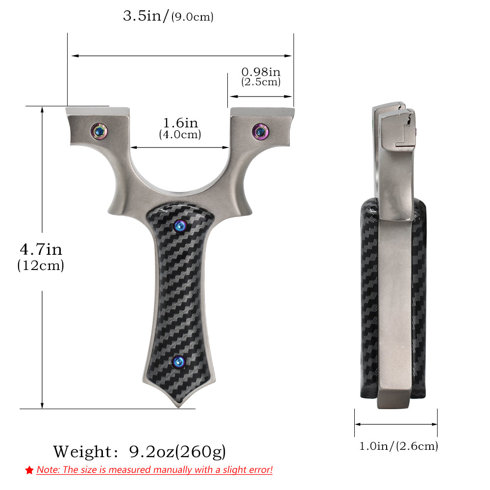 Piaoyu Stainless Steel Slingshot C030