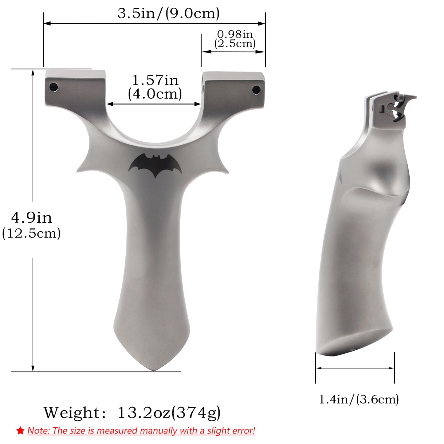 Piaoyu Stainless Steel Slingshot C013