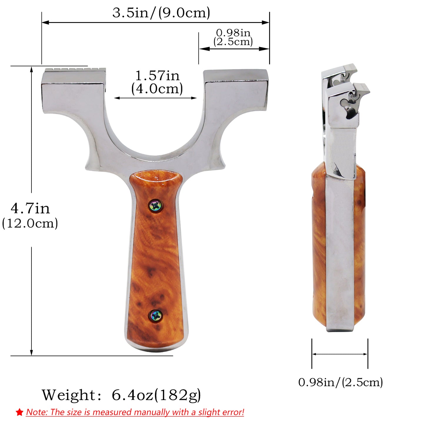 Piaoyu Alloy Slingshot A007 - Professional Stainless Steel Hunting Catapult