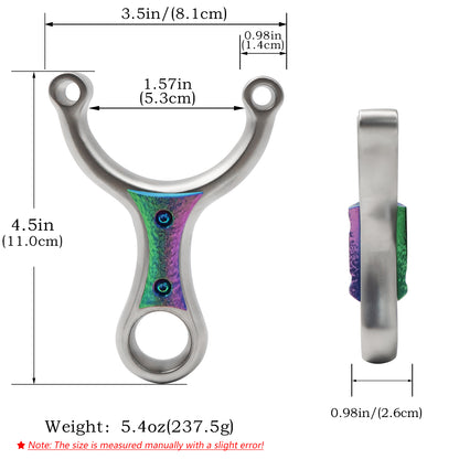 Piaoyu Stainless Steel Slingshot C004