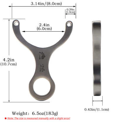 Piaoyu Stainless Steel Slingshot S024