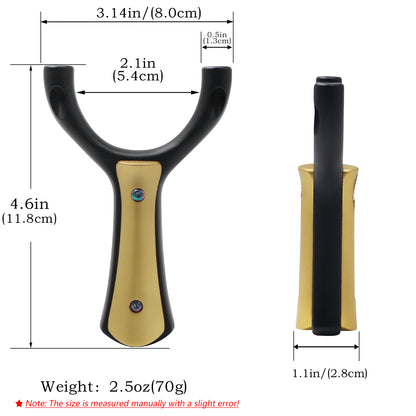Piaoyu Resin Slingshot B008 - Professional Stainless Steel Hunting Catapult