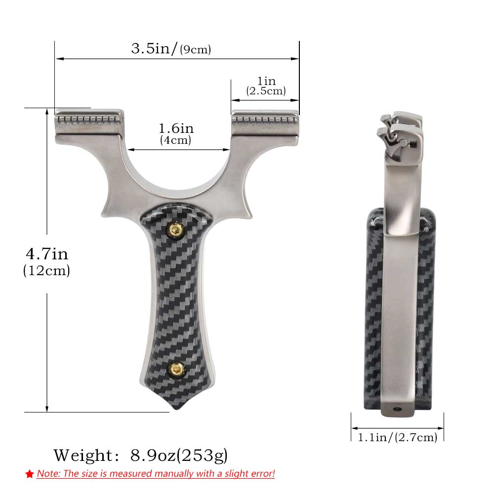Piaoyu Stainless Steel Slingshot C002