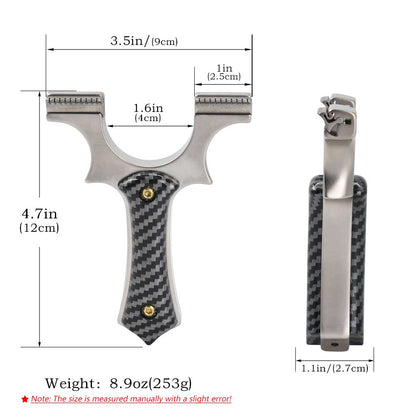 Piaoyu Stainless Steel Slingshot C002