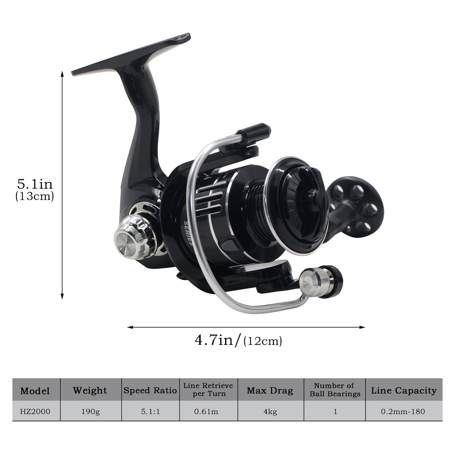 Piaoyu HZ Spinning wheel Fishing Reel F007