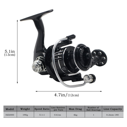 Piaoyu HZ Spinning wheel Fishing Reel F007