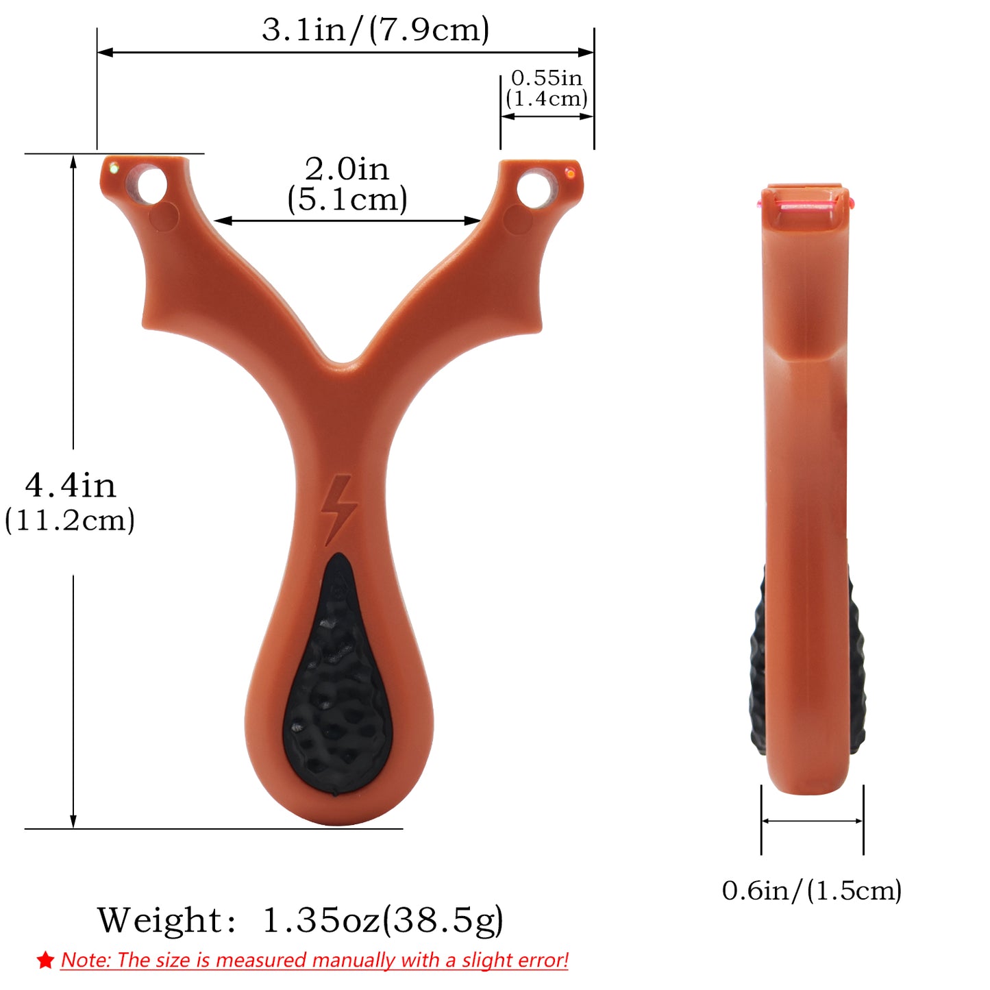Piaoyu Resin Slingshot B004 - Professional Stainless Steel Hunting Catapult