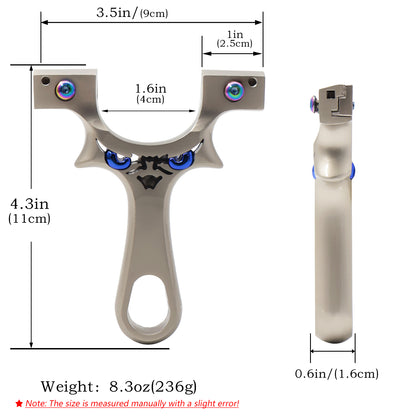 Piaoyu Alloy Slingshot A044 - Professional Stainless Steel Hunting Catapult