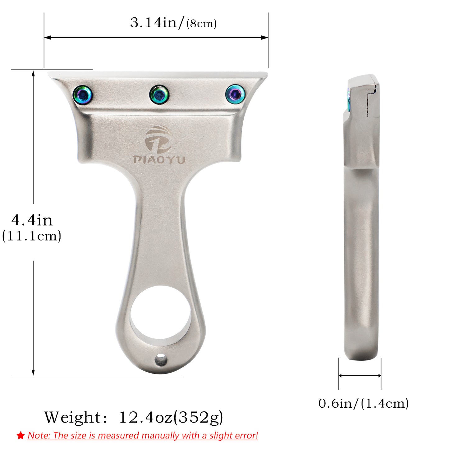 Piaoyu Stainless Steel Slingshot S012