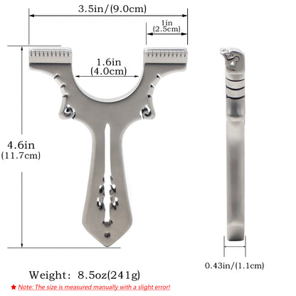 Piaoyu Stainless Steel Slingshot S020