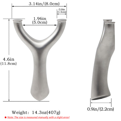 Piaoyu Stainless Steel Slingshot C063