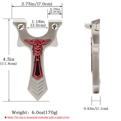 Piaoyu Alloy Slingshot A015 - Professional Stainless Steel Hunting Catapult