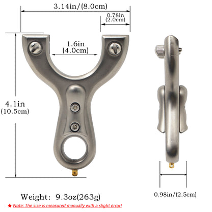 Piaoyu Stainless Steel Slingshot C024