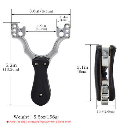 Piaoyu Alloy Slingshot A026 - Professional Stainless Steel Hunting Catapult